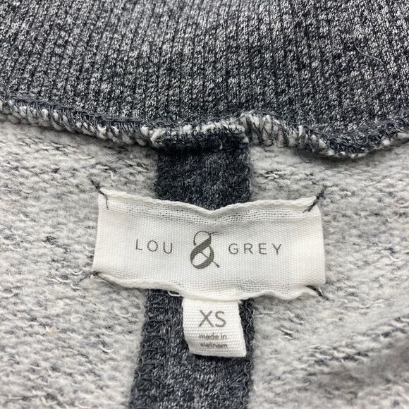 Lou-Grey Cotton Blend Grey Mini Dress Size XS(Fit S-M) - Picture 9 of 10